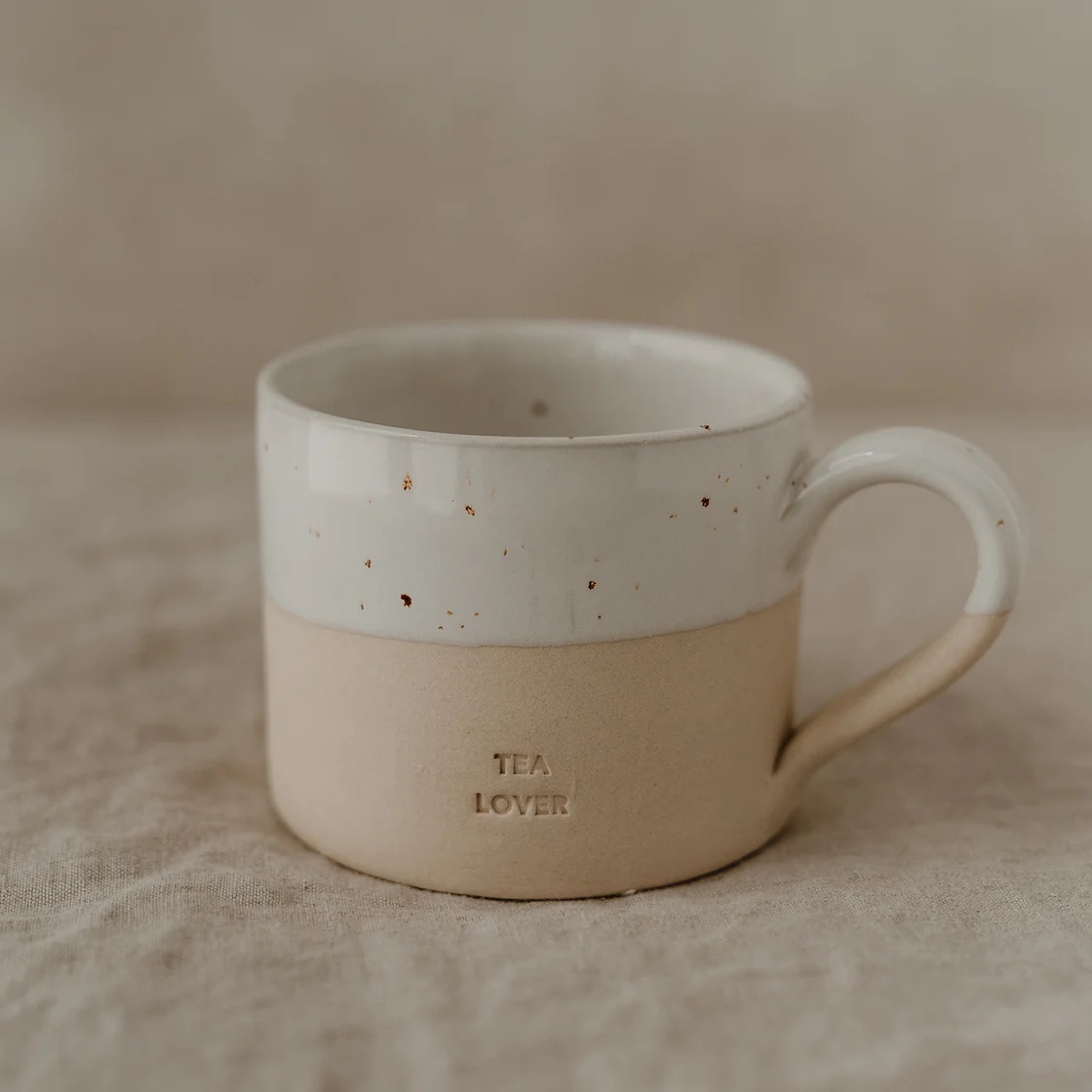 Keramieken beker - Tea lover
