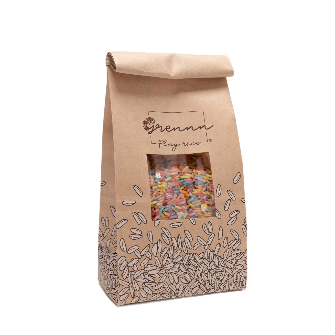 Grennn - speelrijst candy mix (500 gr)
