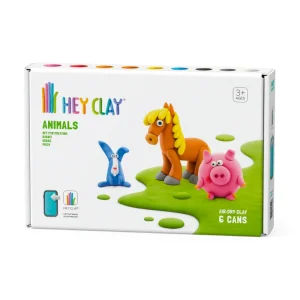 Hey Clay - Boerderijdieren varken, paard en konijn